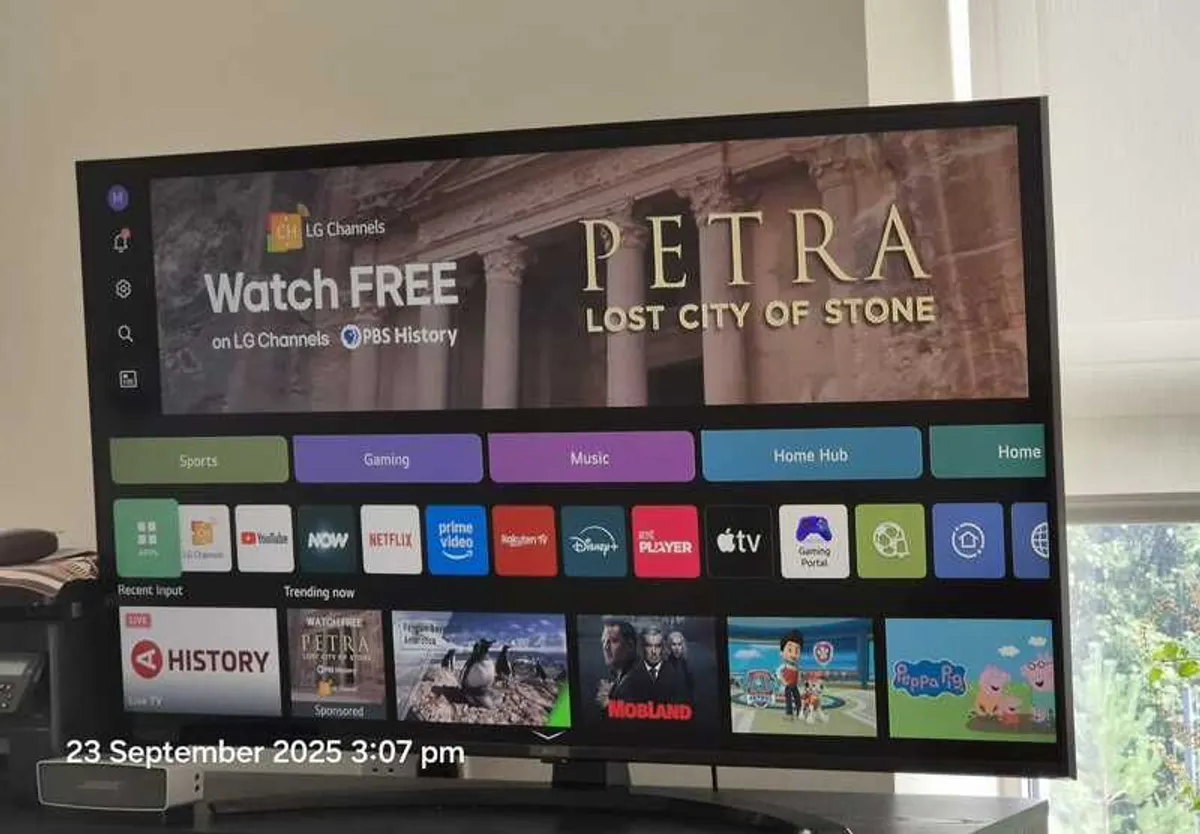 4k Uhd Tv Lg 50" Sparingly Used For Sale - Image 1