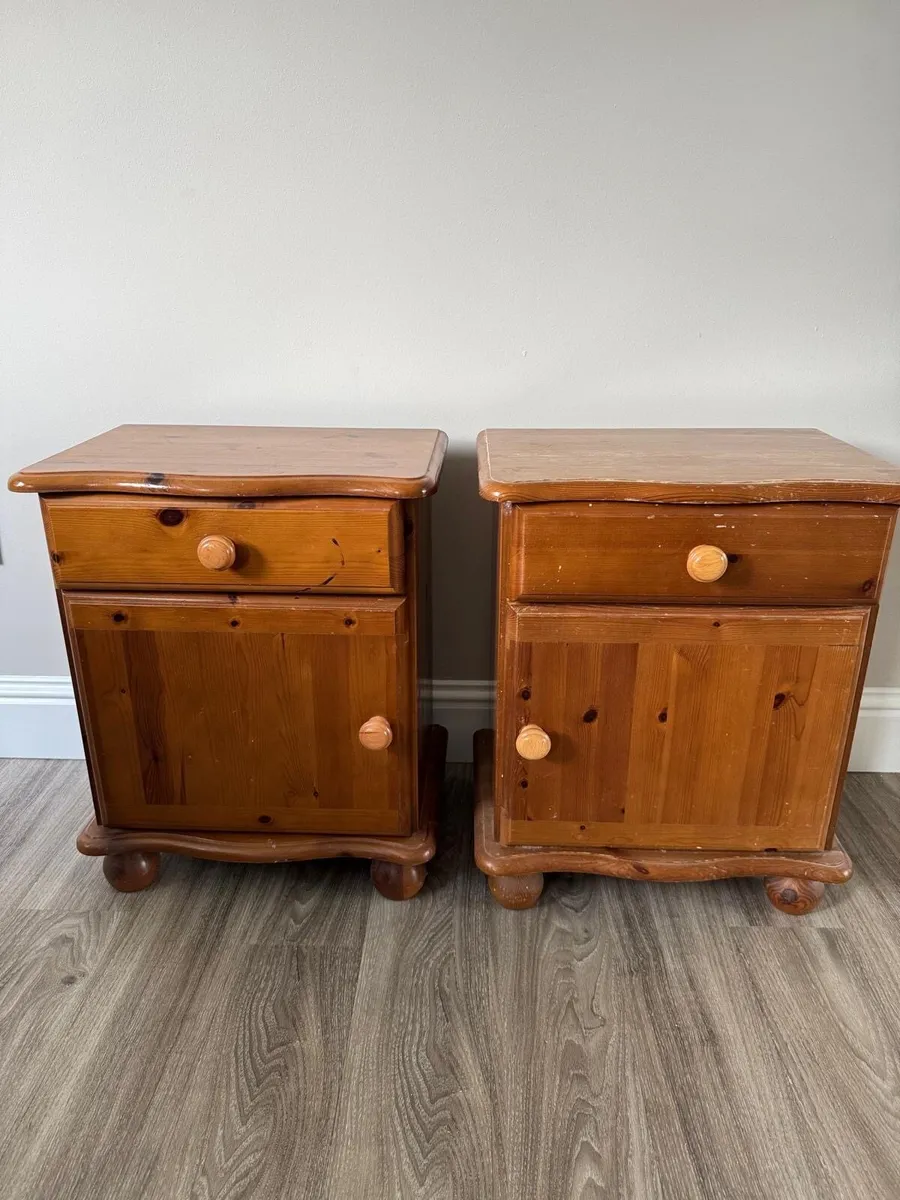Bed side lockers - Image 1