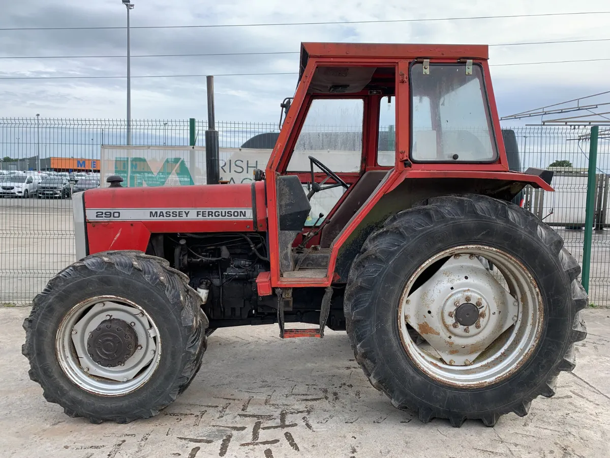 1987 MASSEY FERGUSON 290 4WD TRACTOR FOR AUCTION - Image 2