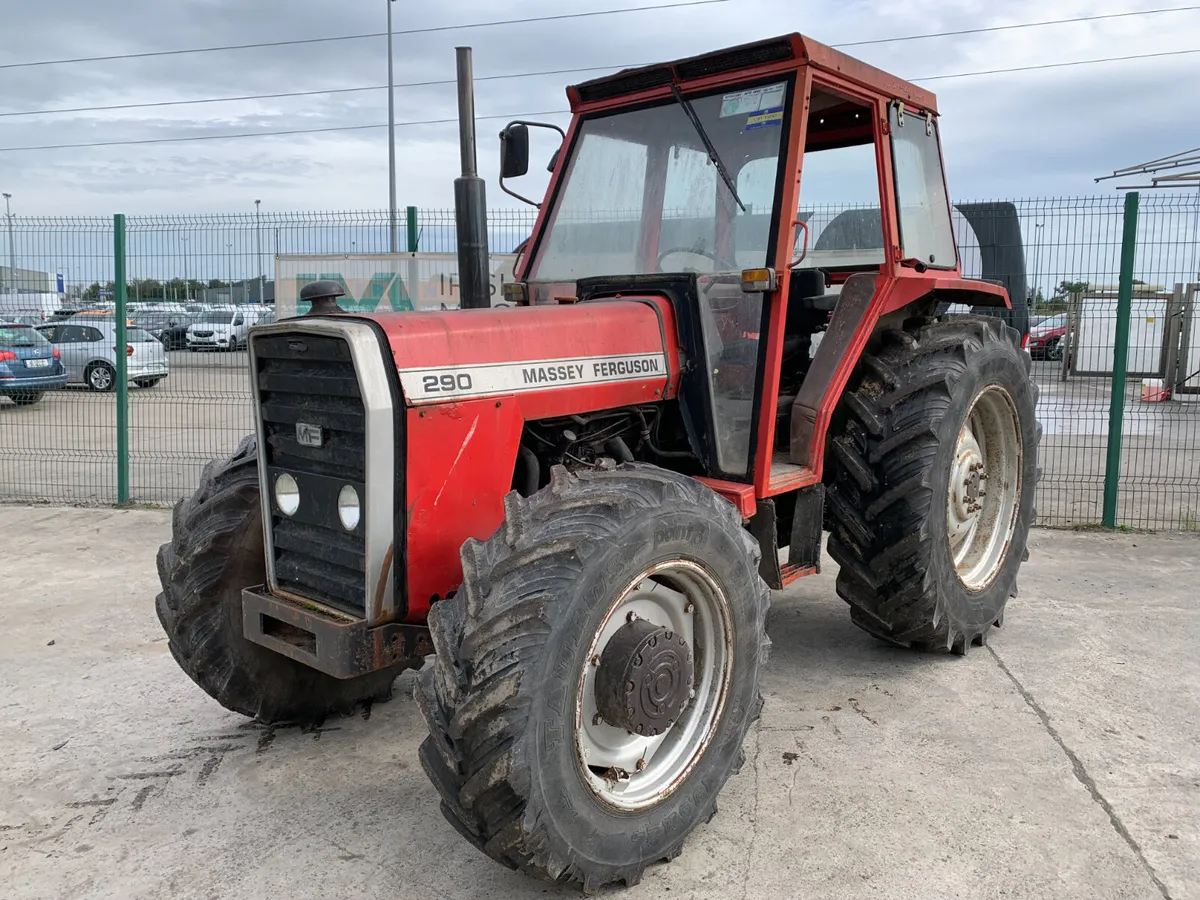 1987 MASSEY FERGUSON 290 4WD TRACTOR FOR AUCTION - Image 1