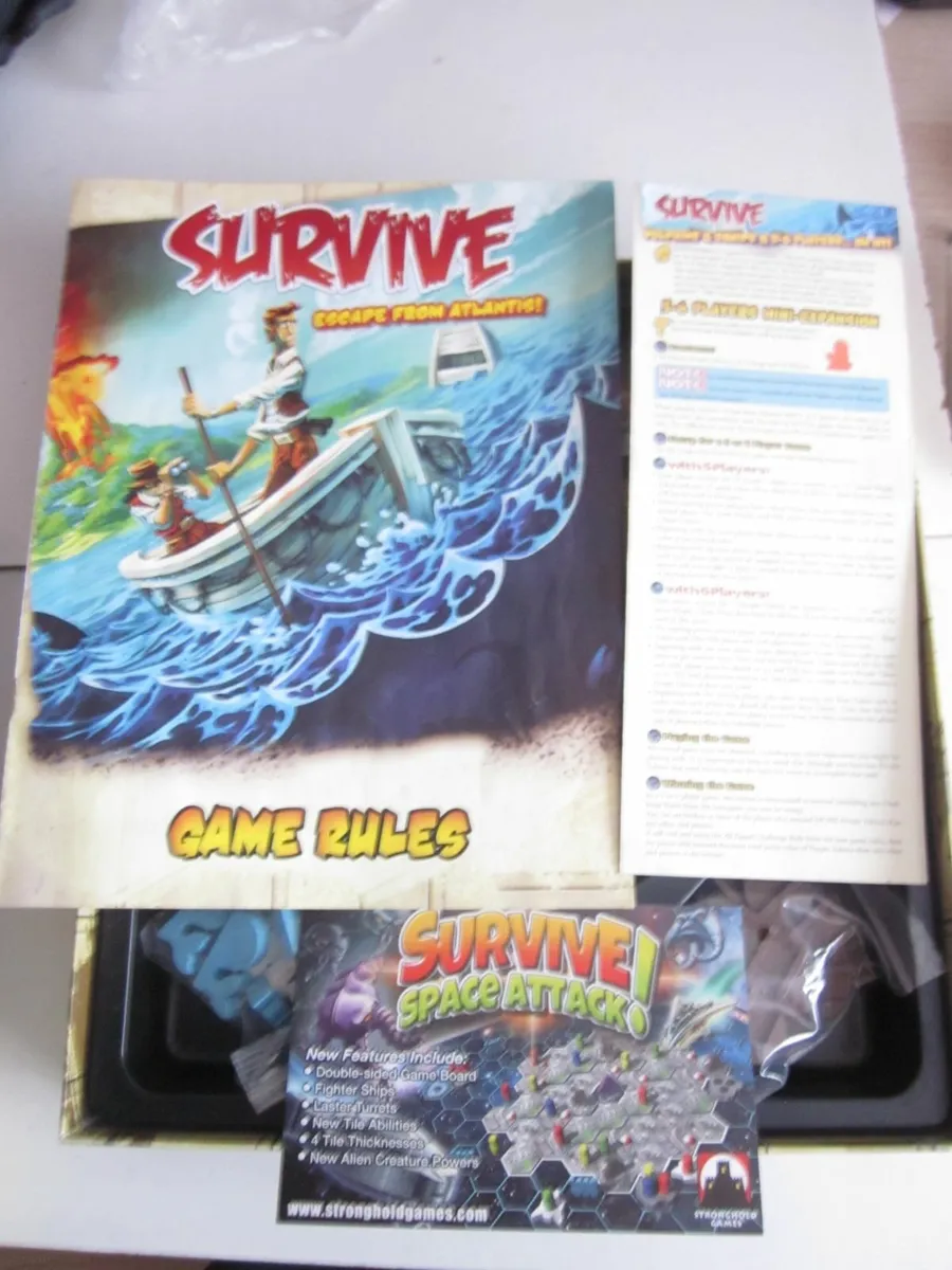 Survive Escape from Atlantis Board Game- - Image 4