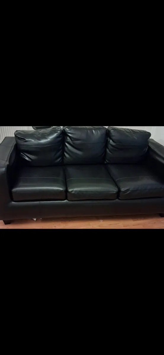 3 seater leather sofa