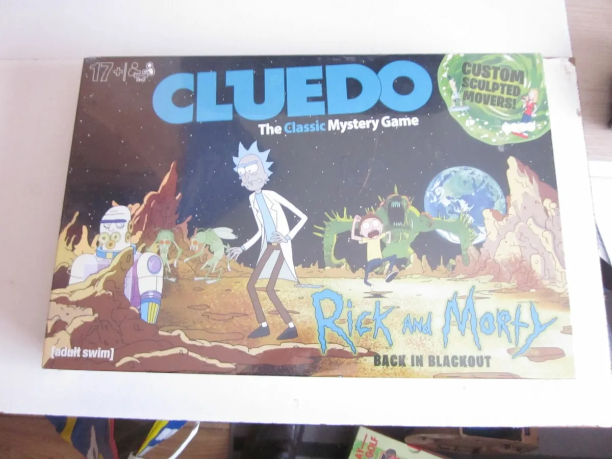 New Cluedo Rick and Morty Mystery Board Game - Image 1