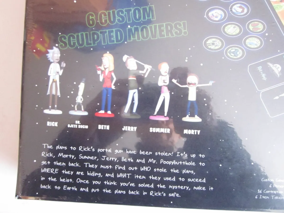 New Cluedo Rick and Morty Mystery Board Game - Image 4