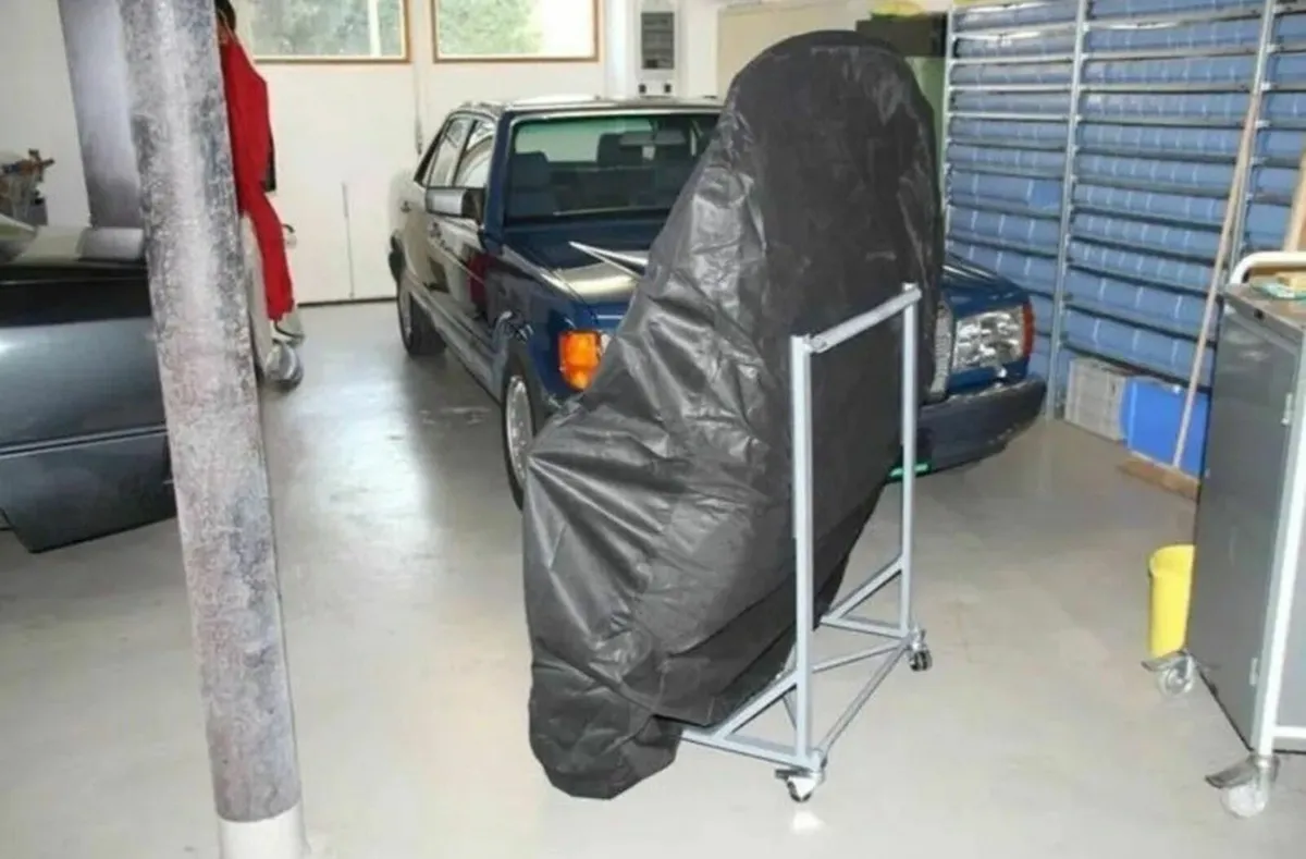 Hardtop Stand with 4 Lockable Wheels +Cover - Image 2
