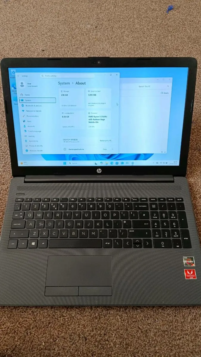 Hp 255 G7, Ryzen 5, 8Gb, 250Gb - Image 1