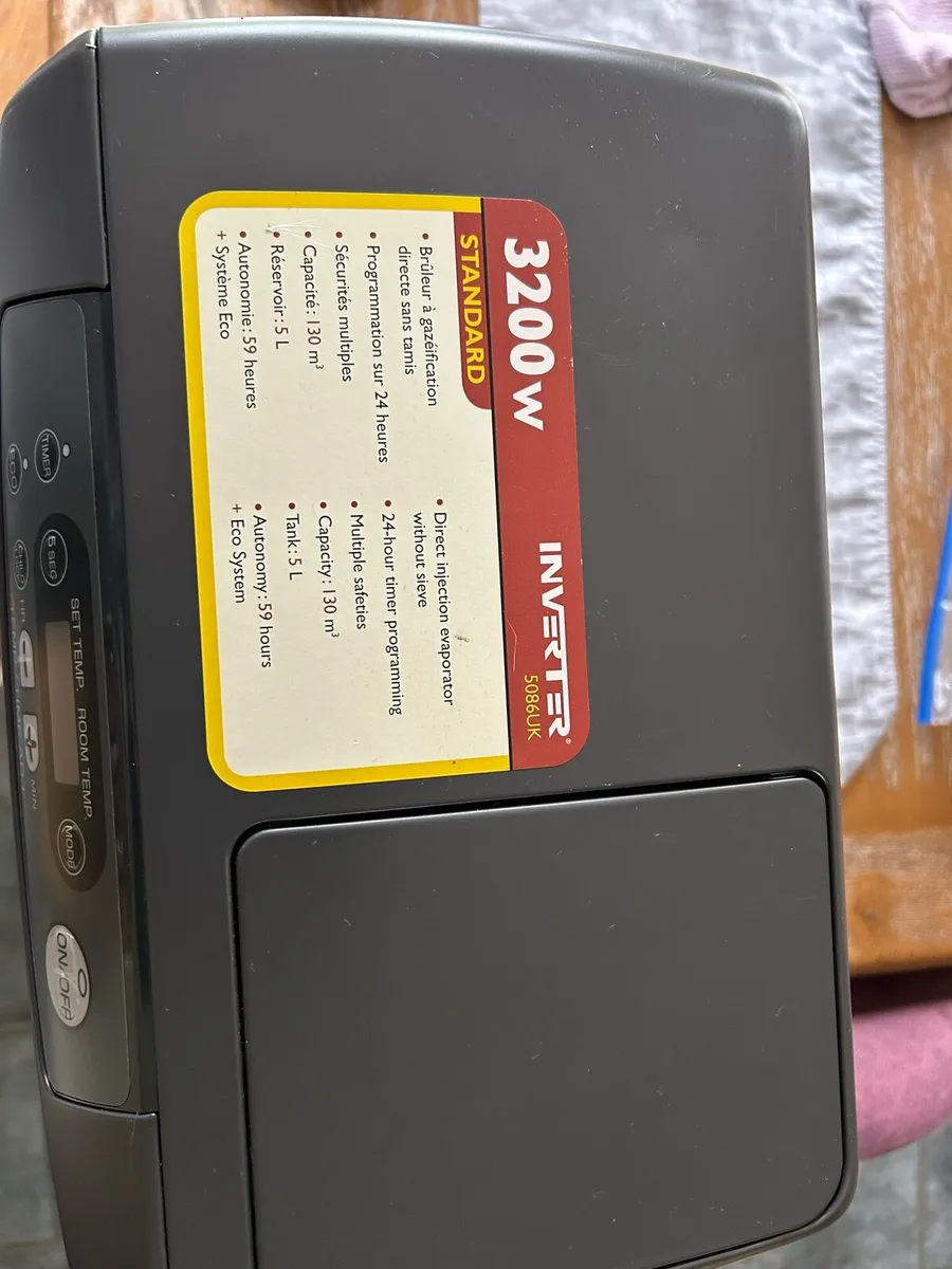 Inverter 3200w paraffin heater - Image 3