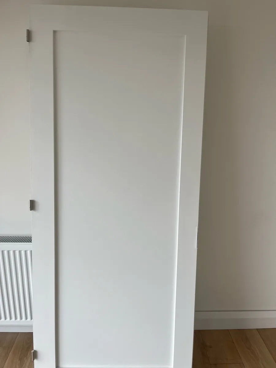 White Shaker Double Doors x 4 (Brand New) - Image 2