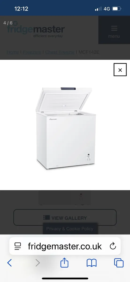 Fridgemaster chest freezer new - Image 4