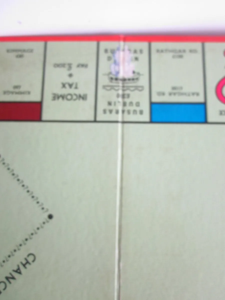 Vintage Monopoly Irish Edition Gameboard - Image 2