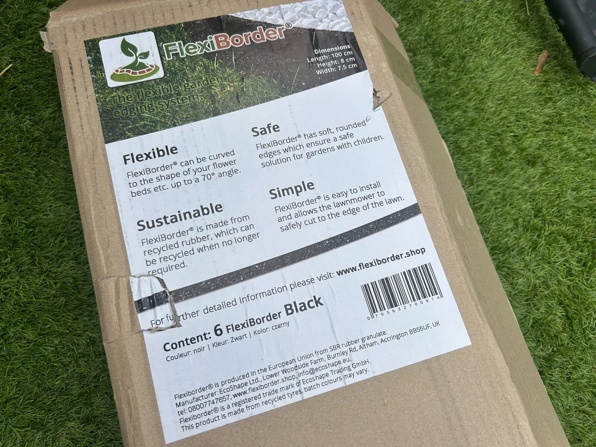 FlexiBorder Garden Edging – 3m Black - Image 2