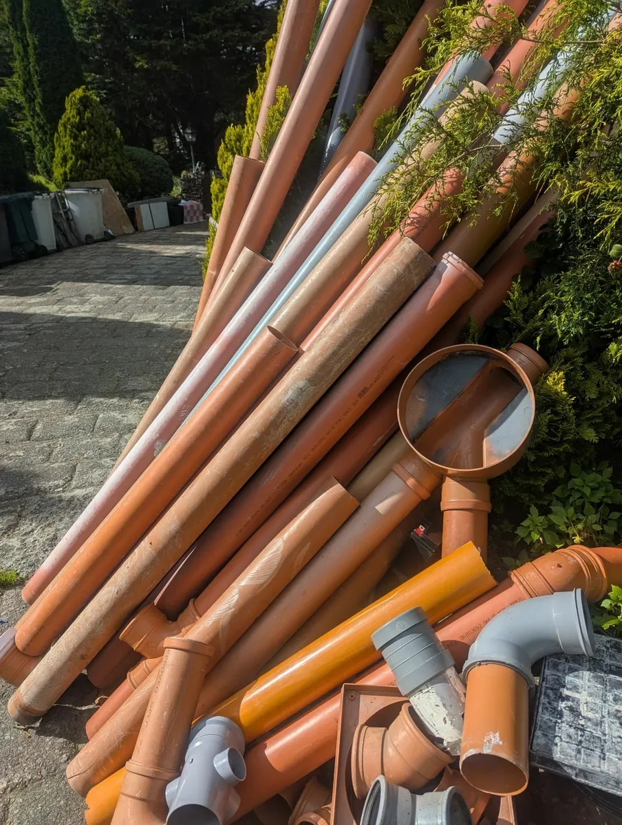 5" Red ESB Duct Pipes, 4" Sewer Piping, 6" piping - Image 4
