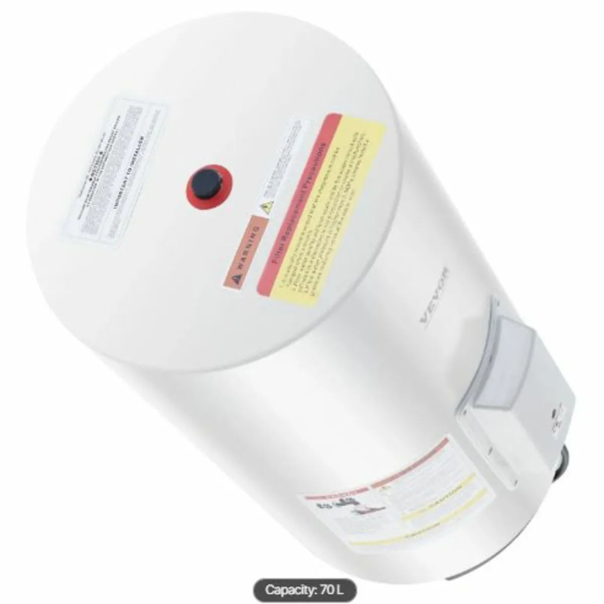 Electric Water Heater, 18 Gallon Tank Instant Hot - Image 1