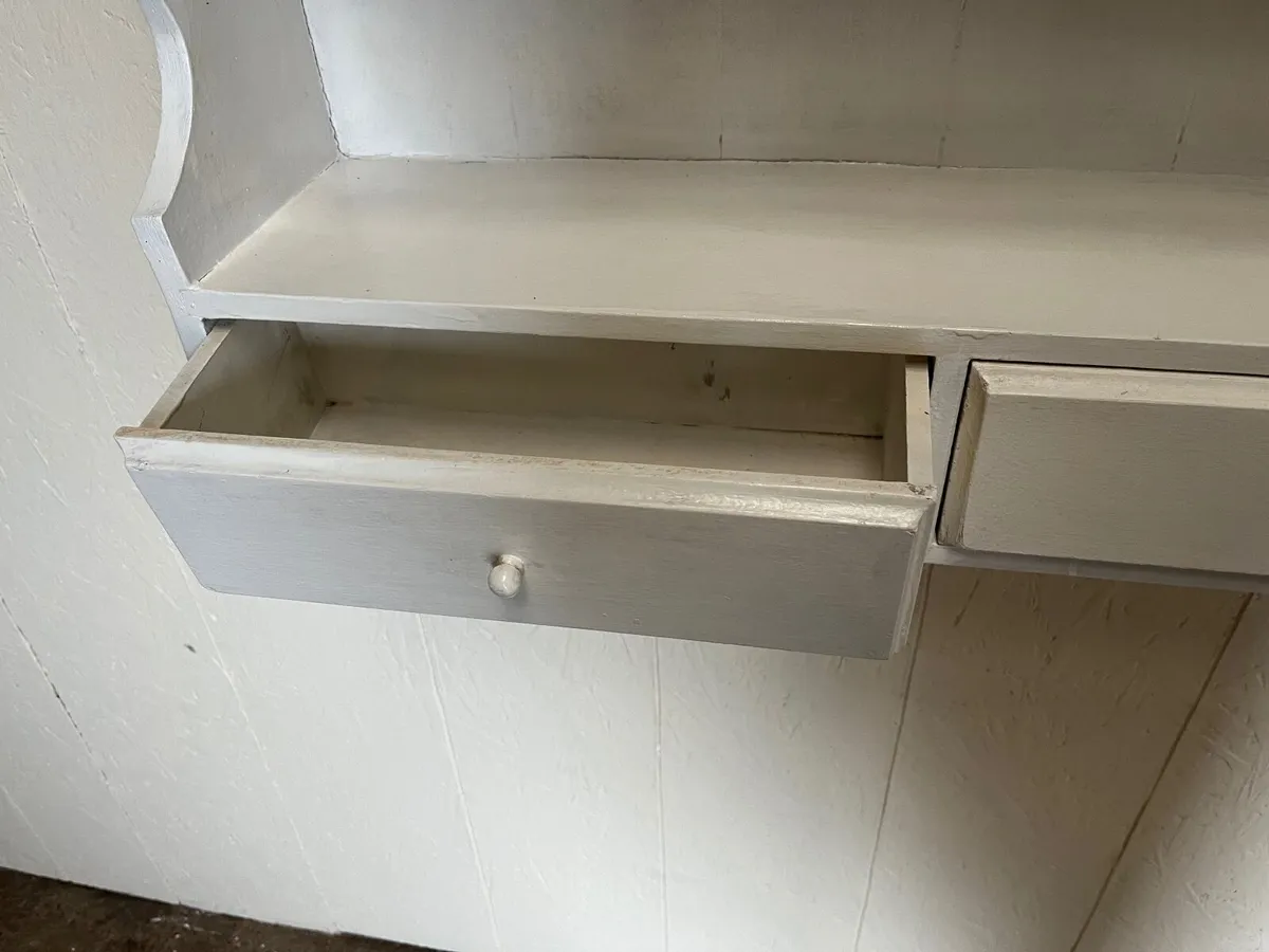 White shelf unit - Image 2
