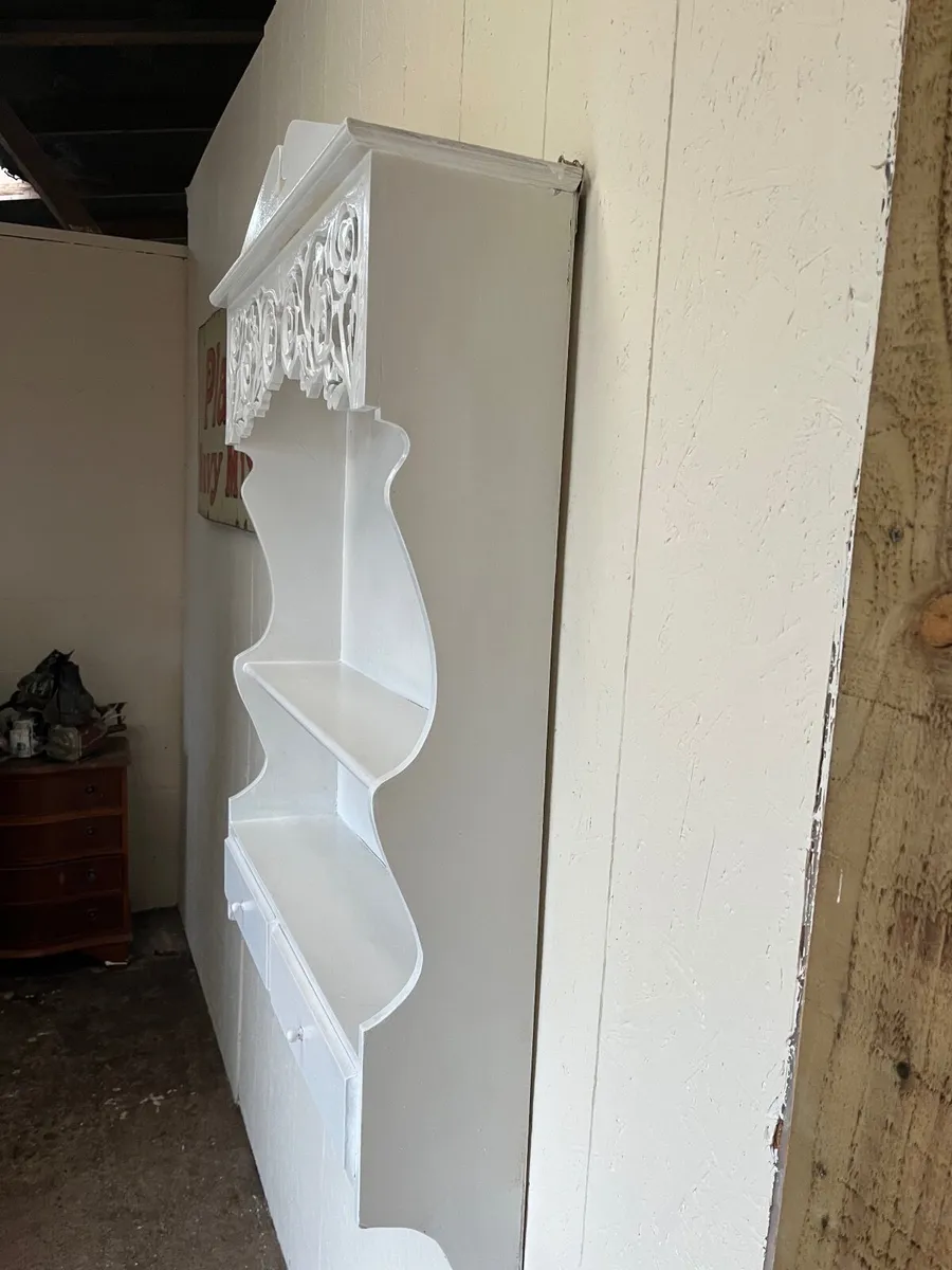 White shelf unit - Image 3