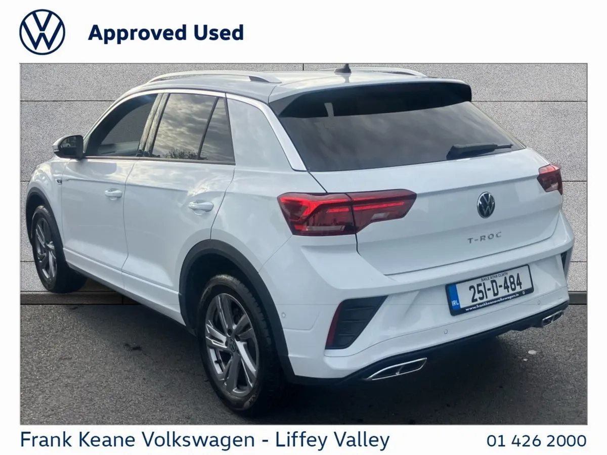 Volkswagen T-Roc R-line 75 1.0 TSI 116HP  rear Vi - Image 3