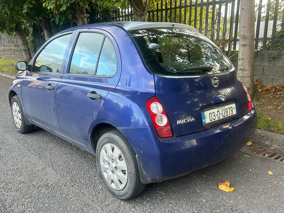 2003 NISSAN MICRA 1.0 manual LONG NCT - Image 3