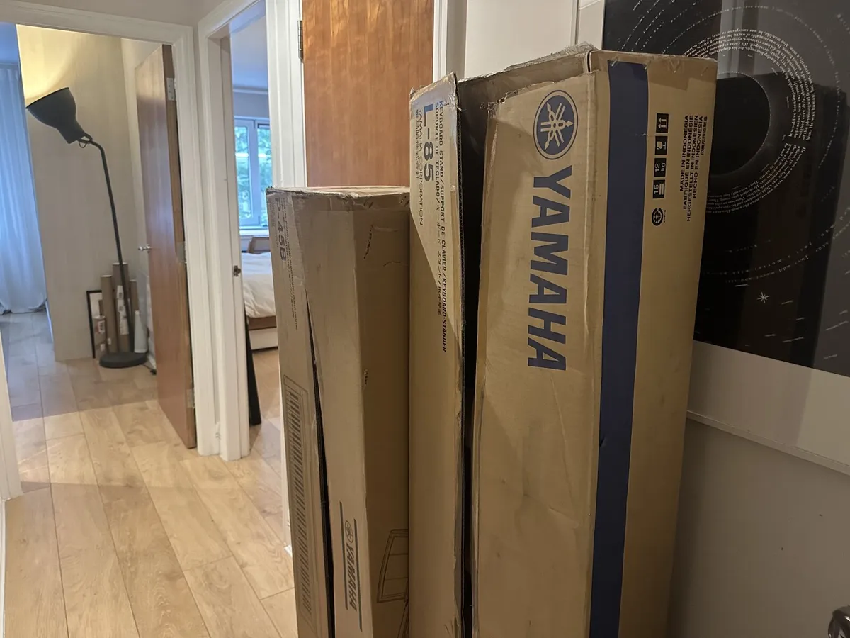 Yamaha P-45B Piano & L-85 Stand with Stool - Image 2
