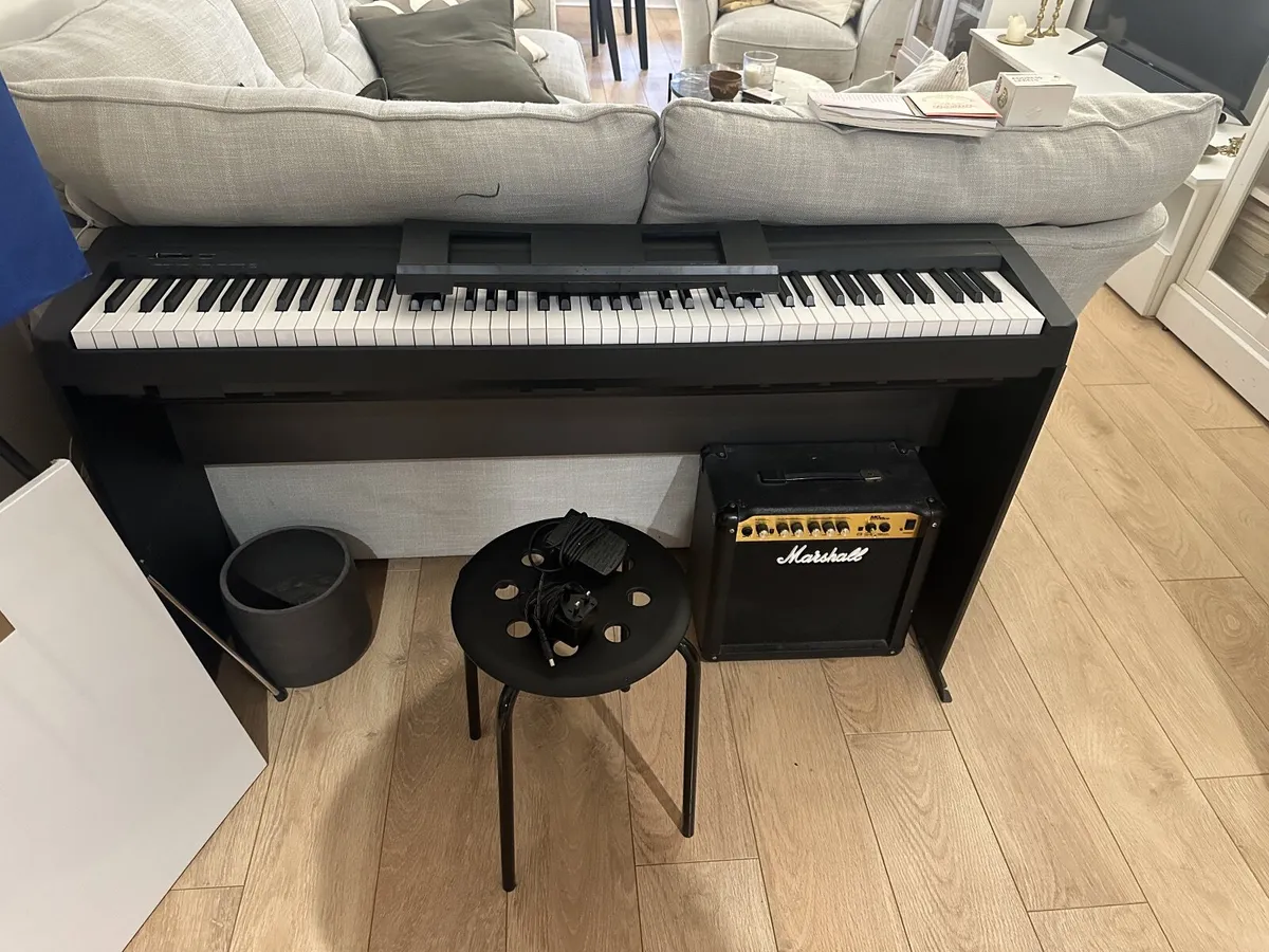 Yamaha P-45B Piano & L-85 Stand with Stool - Image 3