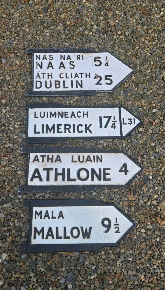 Old  Original  road signs FOR SALE - Image 2