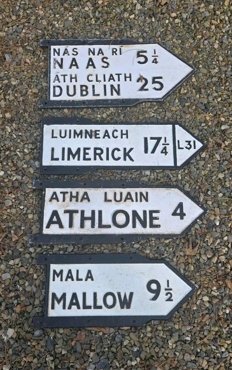 Old  Original  road signs FOR SALE - Image 3