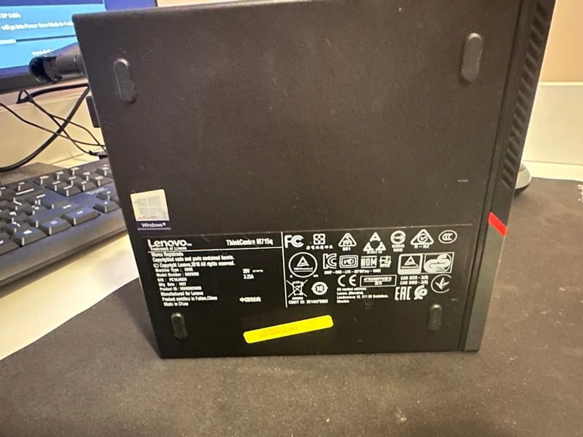 Lenovo ThinkCentre M715q  12GB RAM  256GB SSD - Image 3
