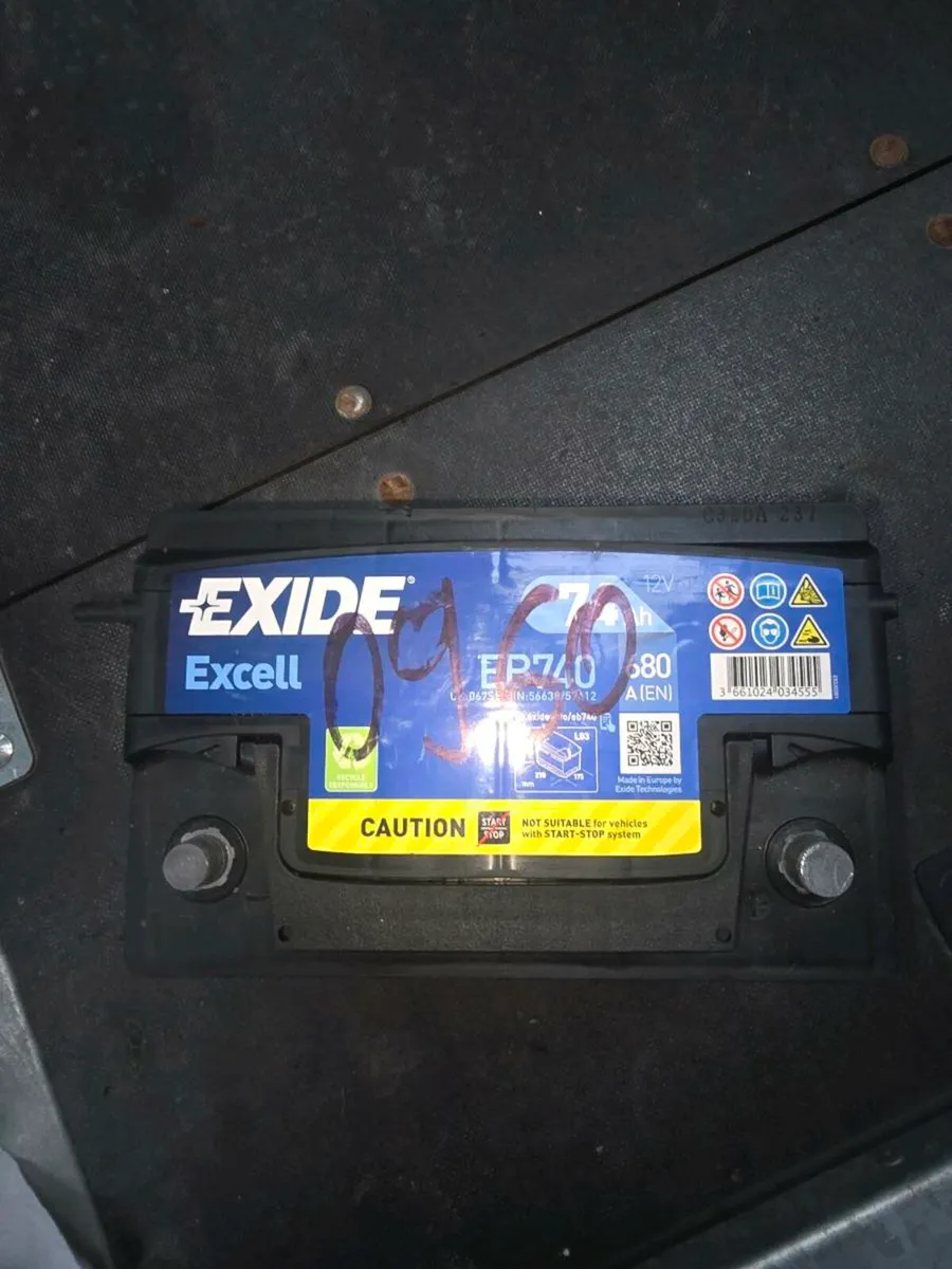 Car battery exide - Image 2