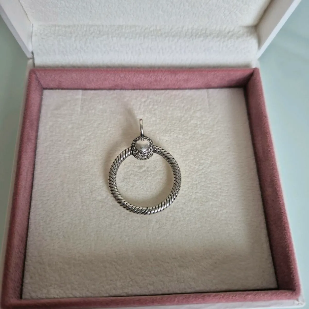 Pandora pendant small pave perfect condition - Image 1