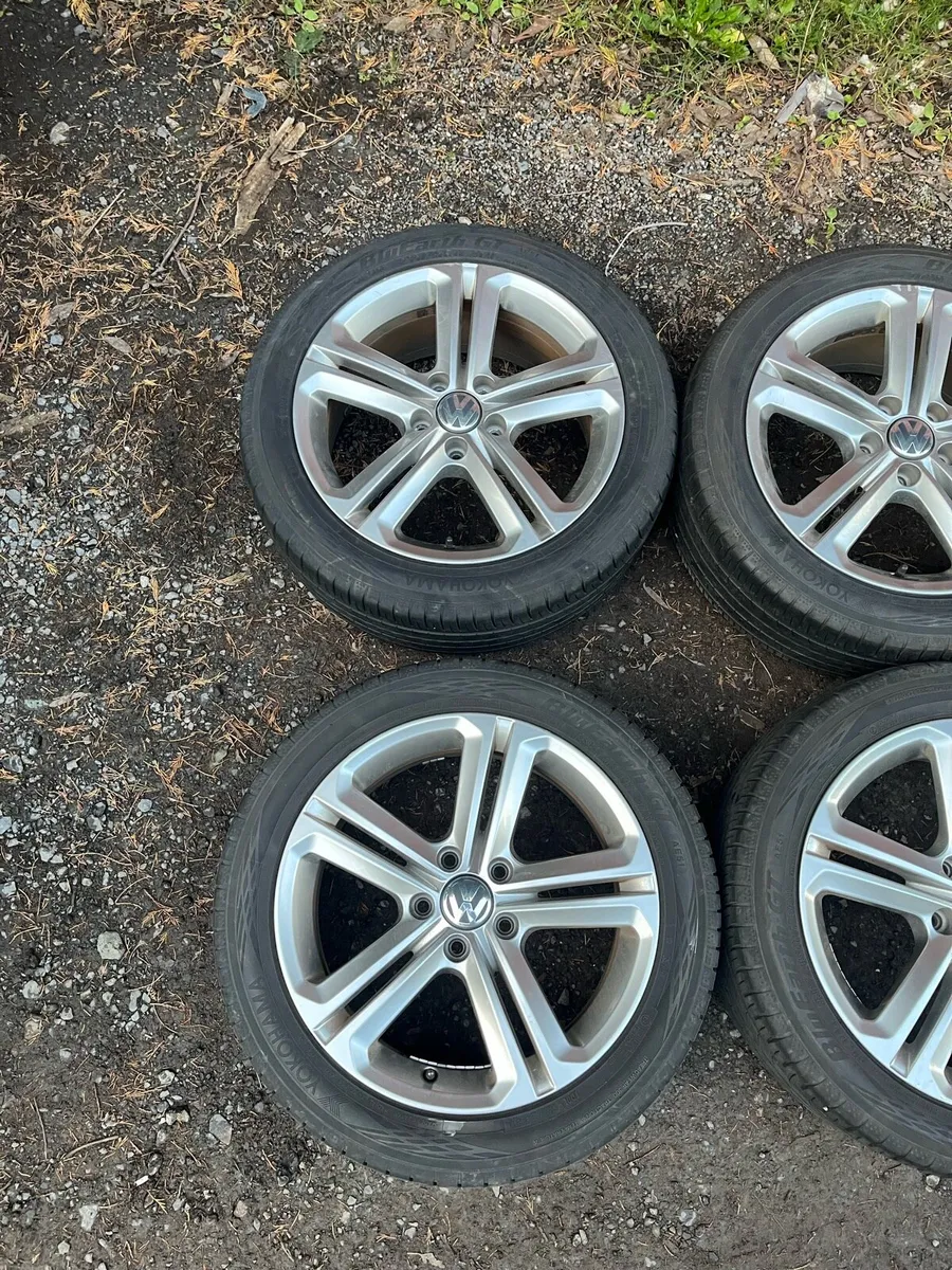 17’ Genuine VW Golf Passat 5x112 alloy wheels - Image 2