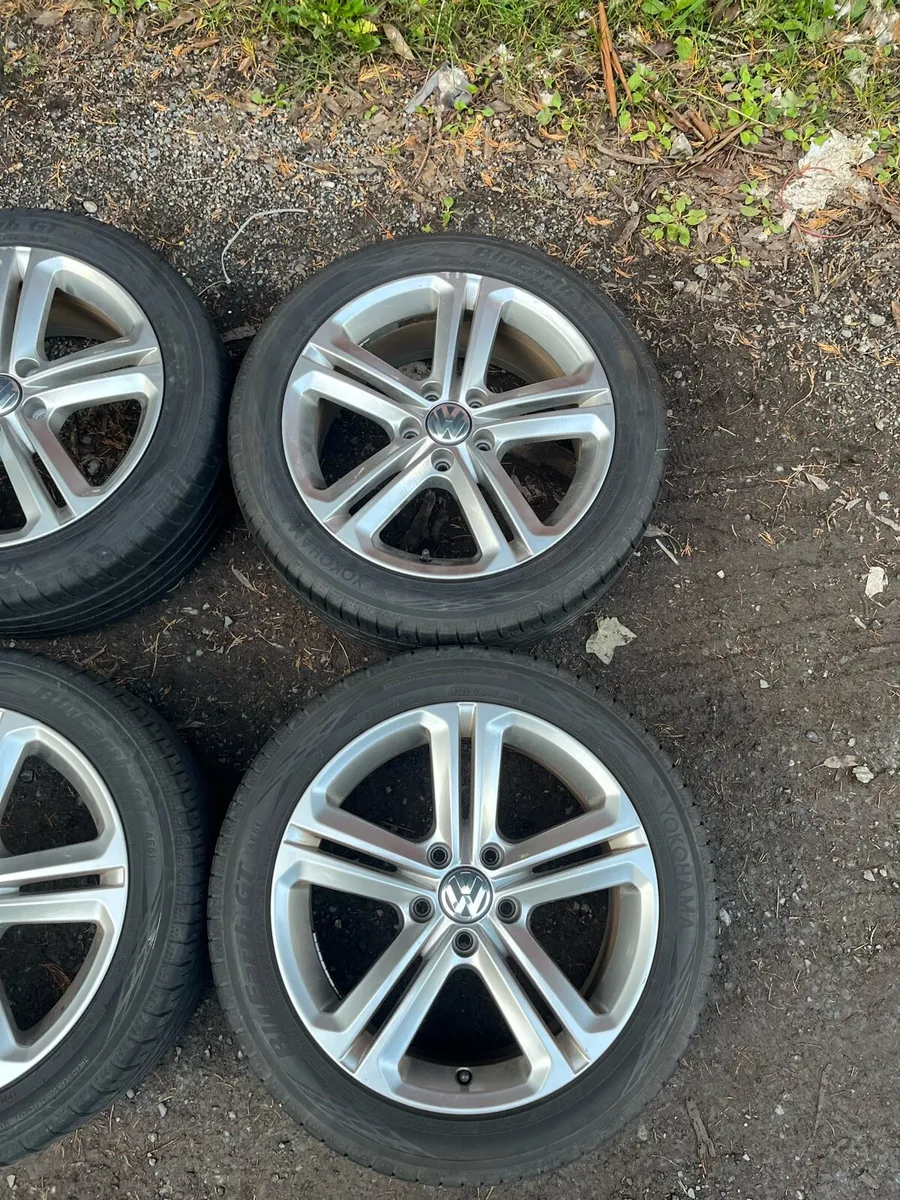 17’ Genuine VW Golf Passat 5x112 alloy wheels - Image 3