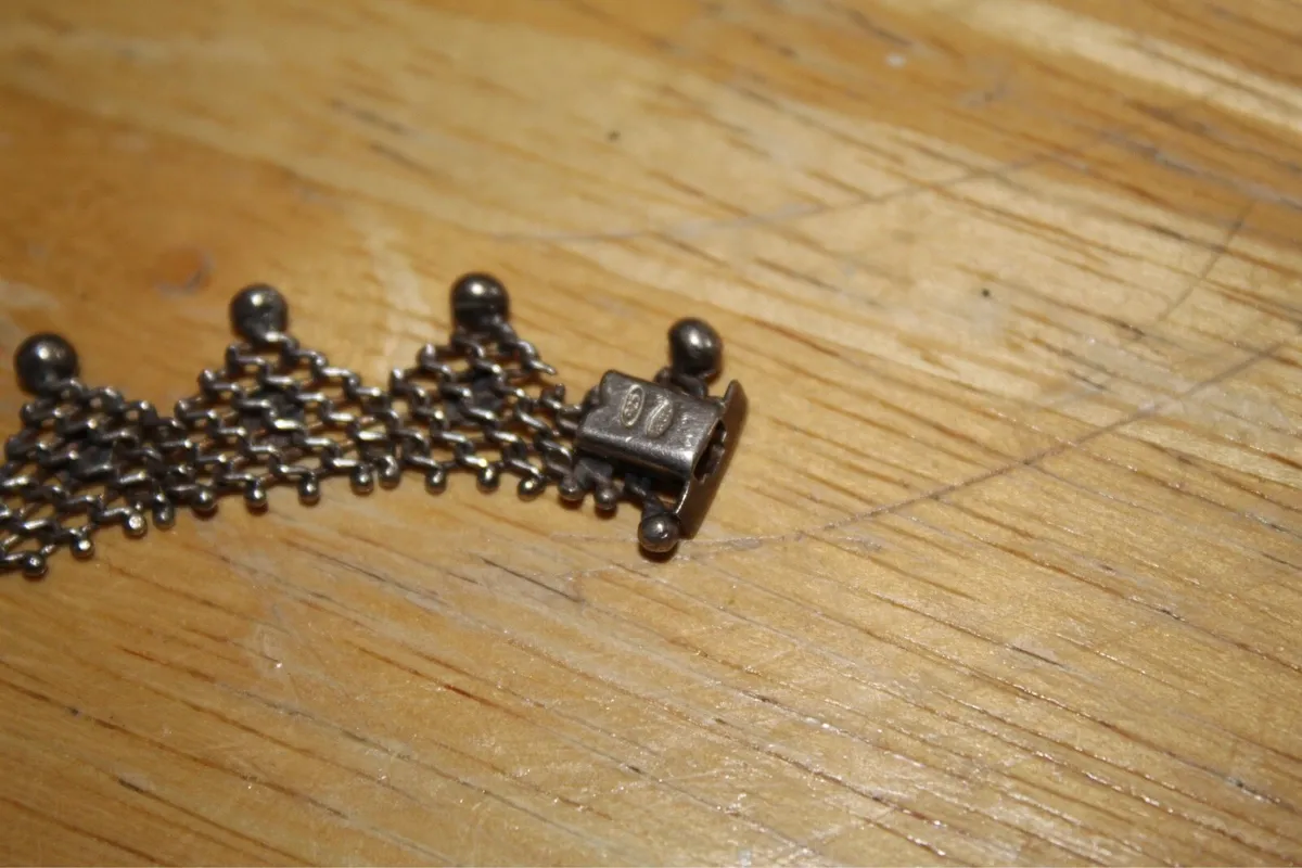 Vintage Sterling Silver Necklace - Image 2