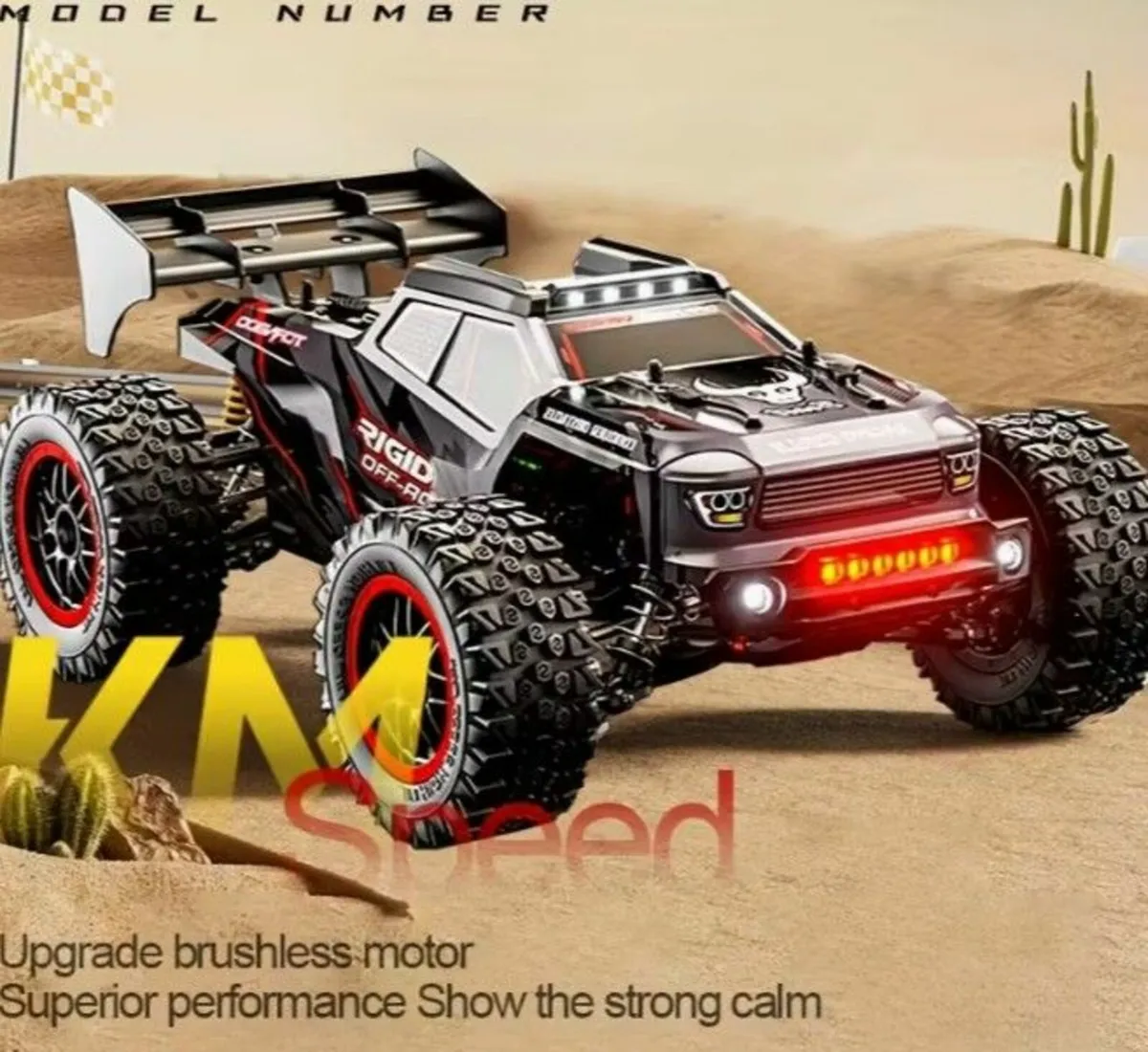 80KM High-Speed 4WD RC Car Brushless Motor Off-Roa - Image 3