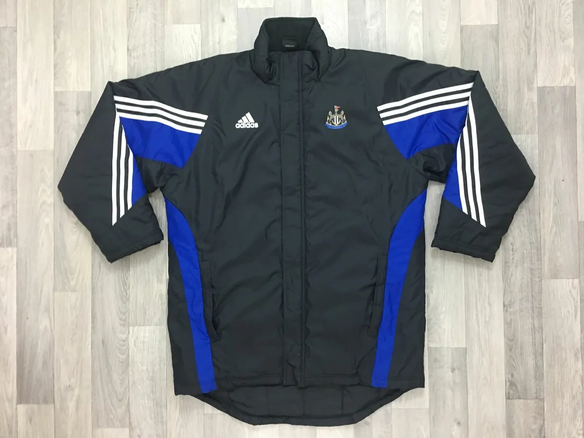Vintage Adidas Newcastle United 2003 Padded Jacket - Image 2