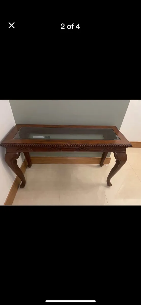 Bar Stools and Hall Table - Image 1