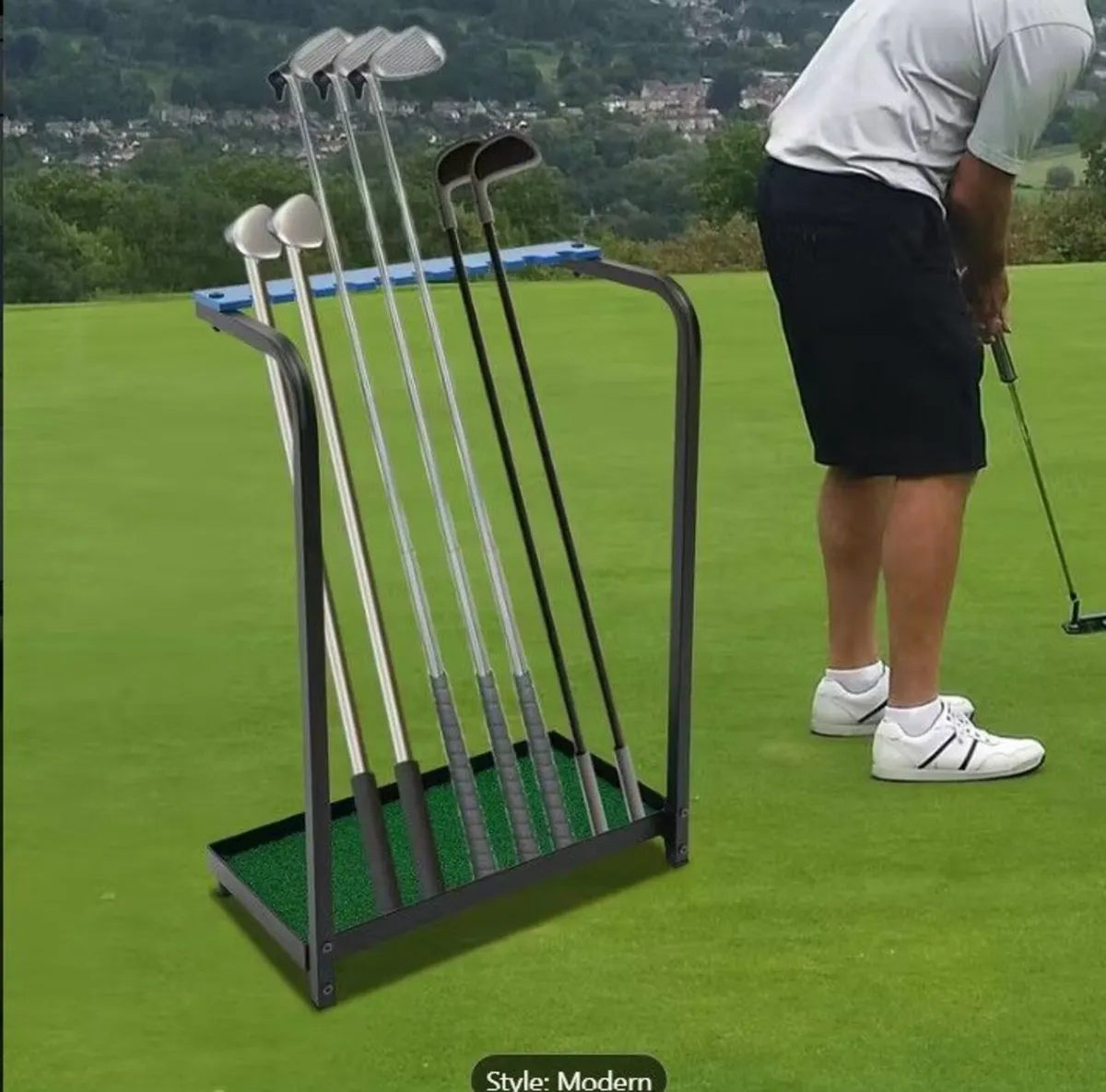 Heavy-Duty 9-Golf Club Stand - Image 2