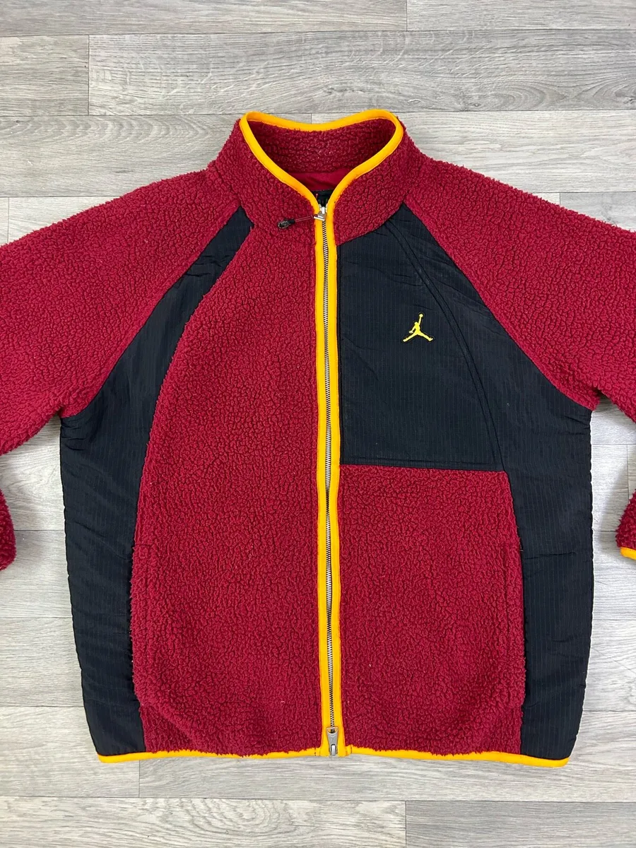 Nike Air Jordan Sherpa Fleece Full Zip Jacket M - Image 2