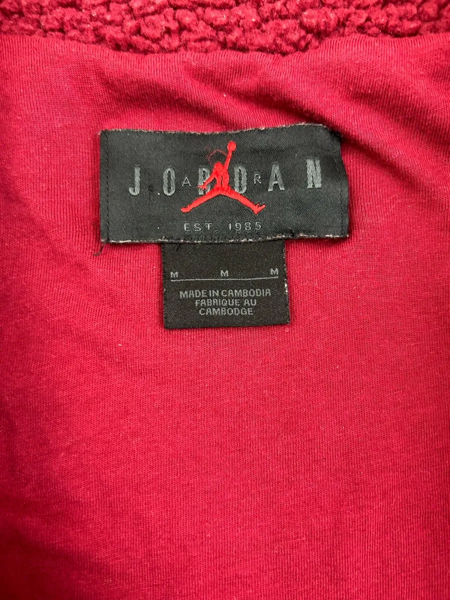 Nike Air Jordan Sherpa Fleece Full Zip Jacket M - Image 4
