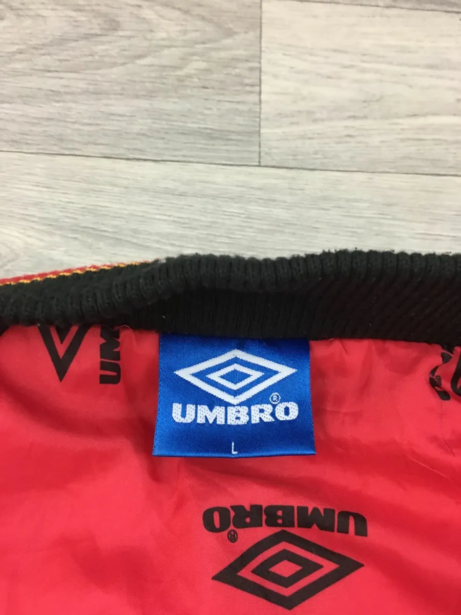 Rare Vintage 90s Umbro Manchester United Jacket L - Image 3