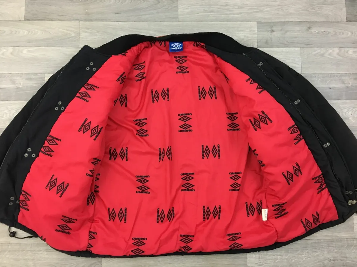 Rare Vintage 90s Umbro Manchester United Jacket L - Image 4