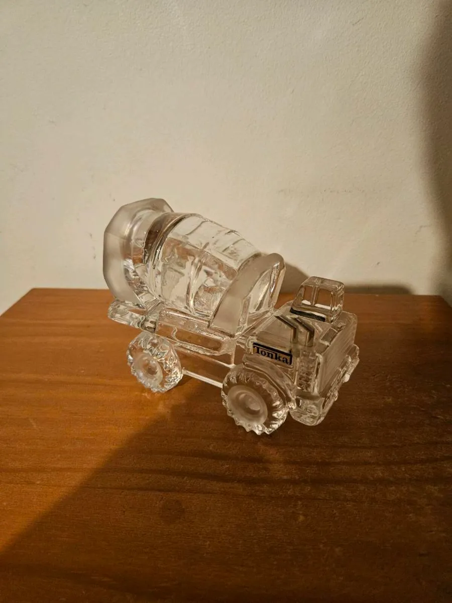 Glass Tonka Truck Paper Weight - Image 1