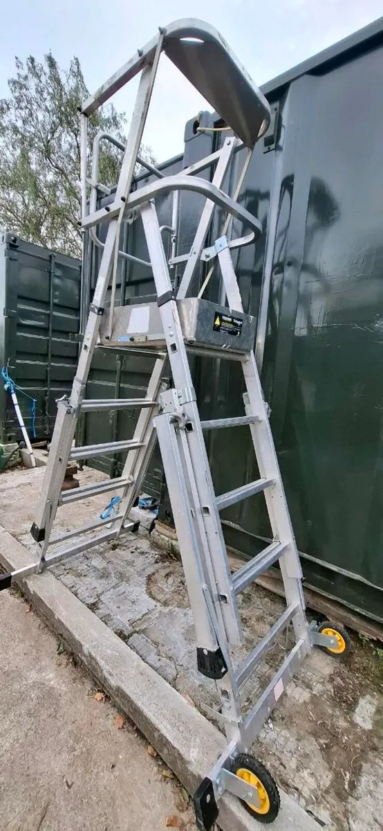 Telescopic platform Ladder-3.6meters- 150kg load- - Image 2