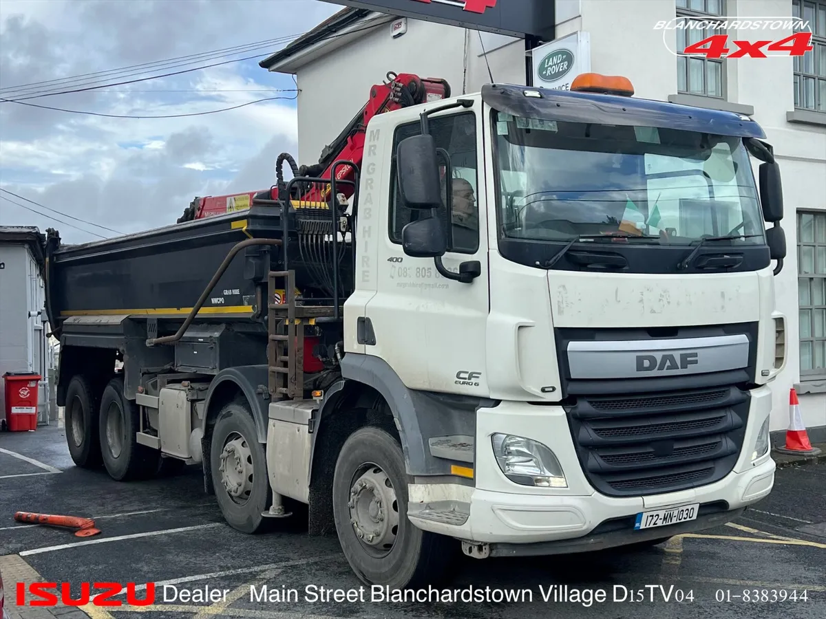 DAF CF400 TIPPER GRAB PALFINGER EPSILON CRANE 8x4 - Image 2