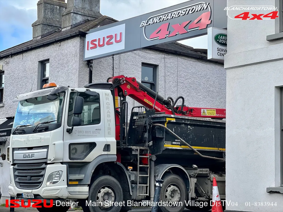 DAF CF400 TIPPER GRAB PALFINGER EPSILON CRANE 8x4 - Image 3