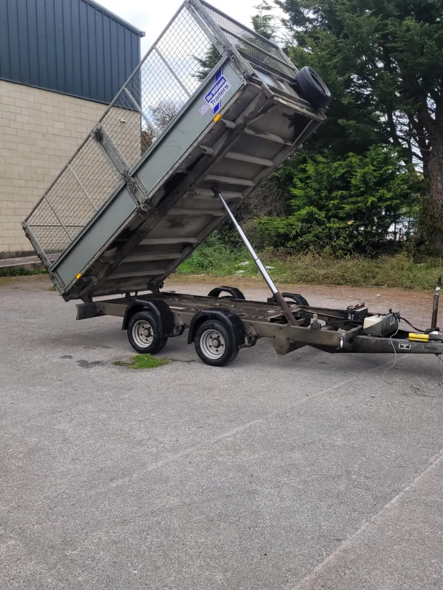 12x6'6 ifor Williams tipper trailer with creels - Image 1