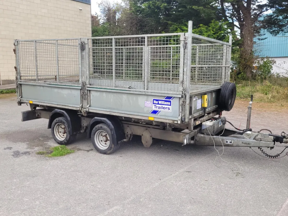 12x6'6 ifor Williams tipper trailer with creels - Image 2
