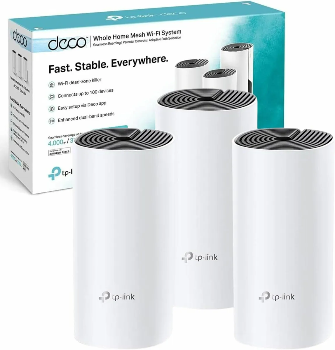 TP-Link Deco M4 Whole Home Mesh Wi-Fi System x3 - Image 1