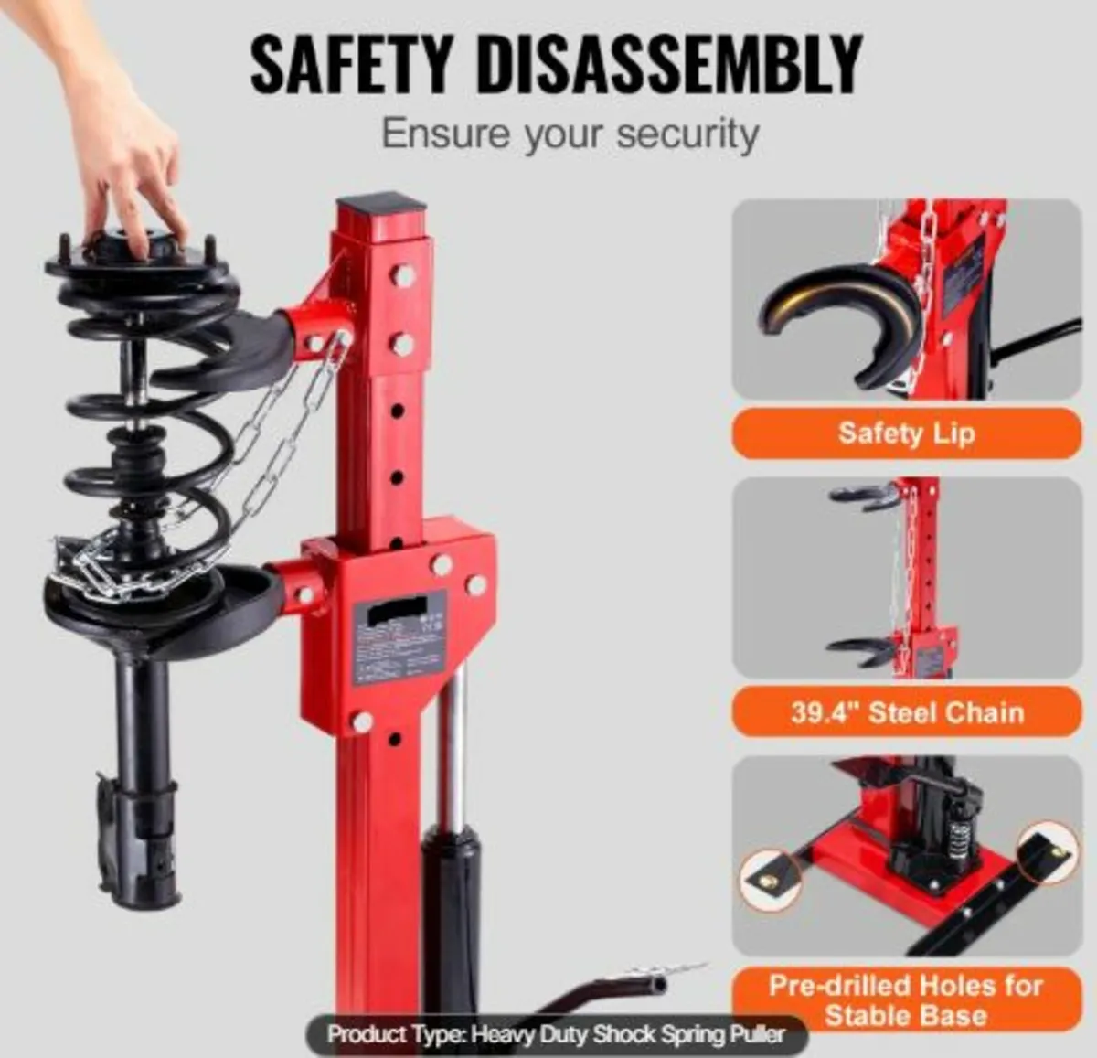 Strut Spring Compressor, 4.5 Ton/4499.6 kg - Image 3