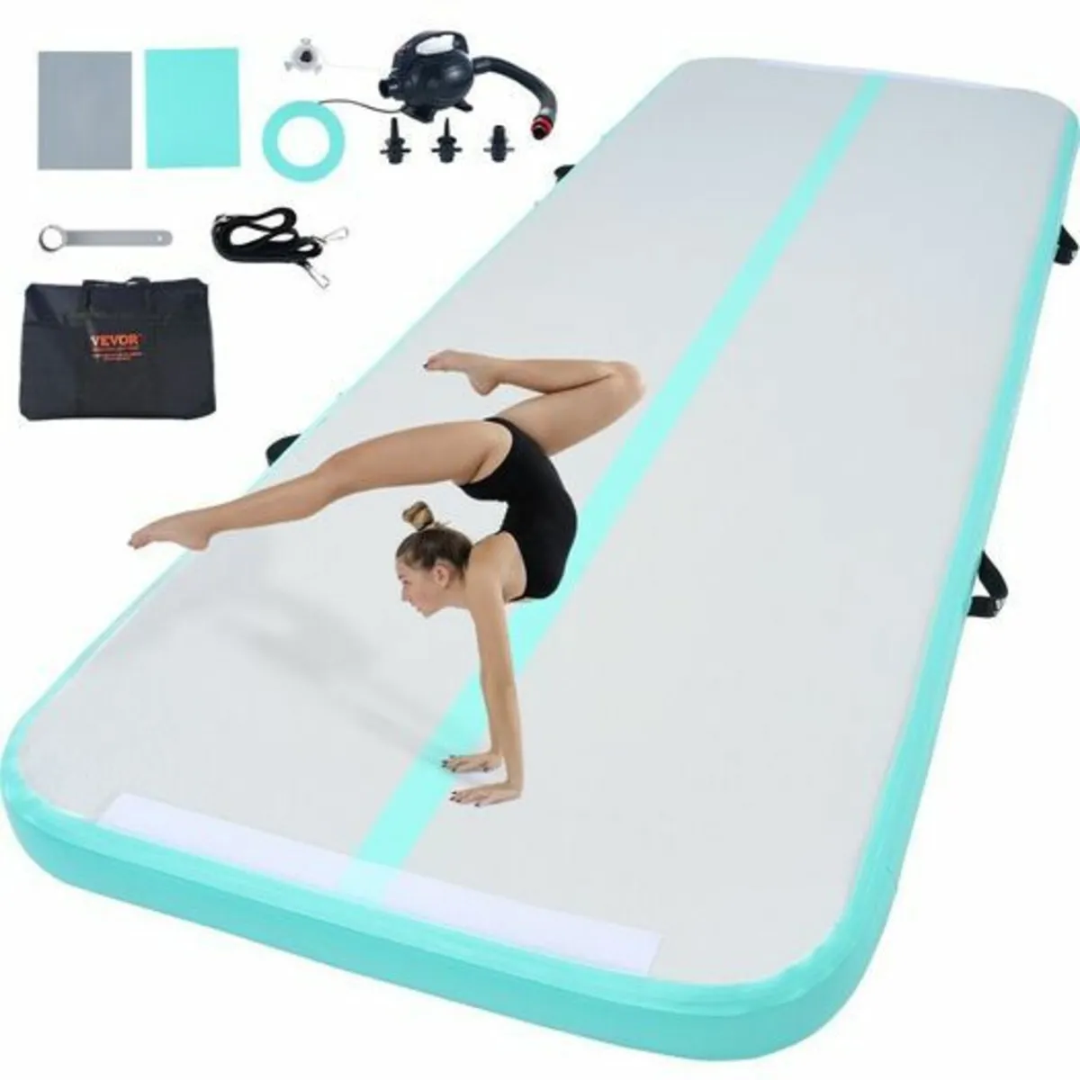 Inflatable Track Tumbling Mat 3m with Electric Air - Image 1