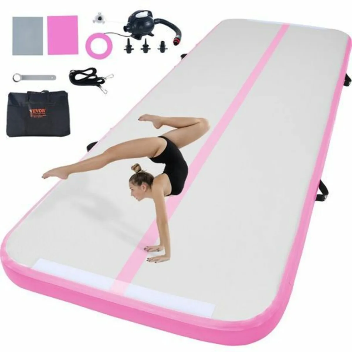 Inflatable Track Tumbling Mat 3m with Electric Air - Image 2