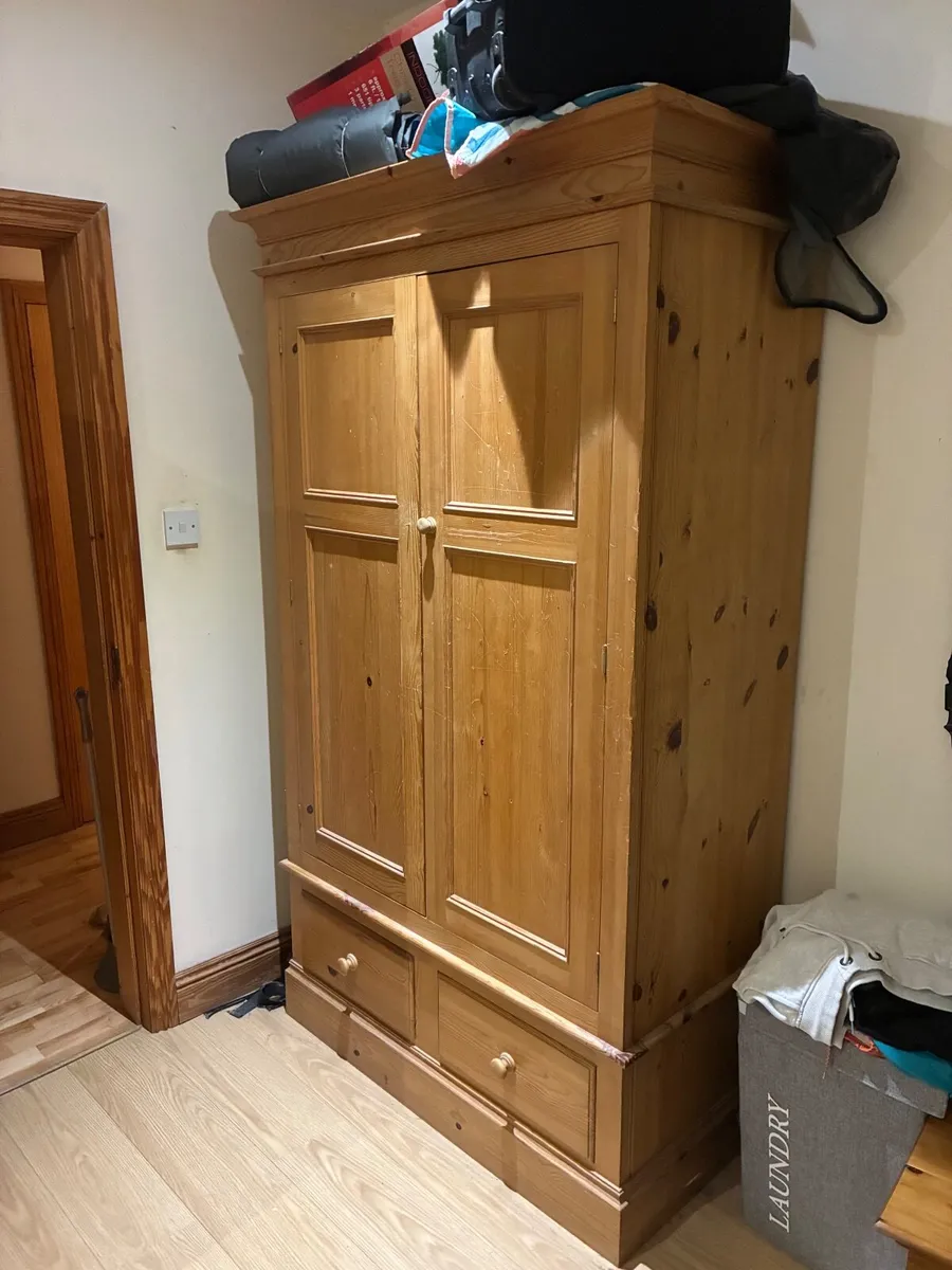 Pine wardrobe